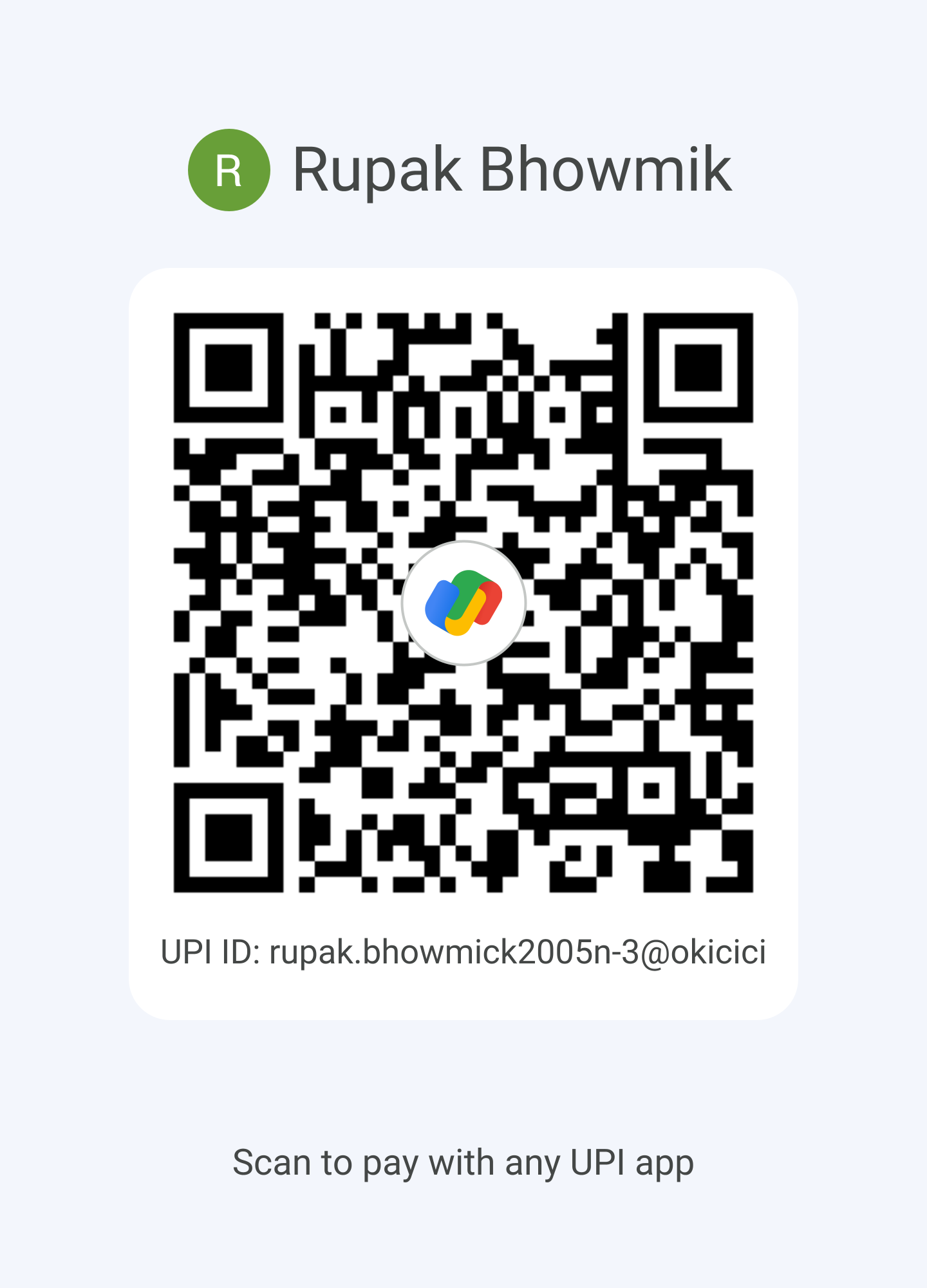 UPI Payment QR Code